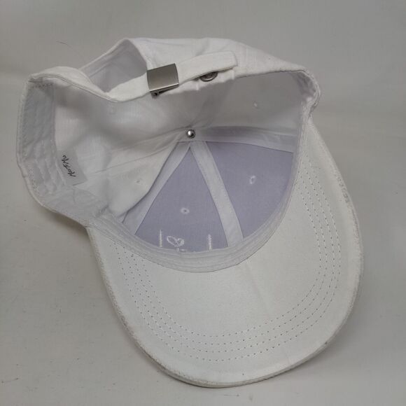 Bride Slideback Hat White One Size Adjustable Embroidered Miss To Mrs Faux Suede - Picture 7 of 9